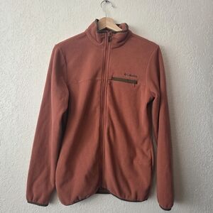 Columbia Men's Rust Fleece Jacket